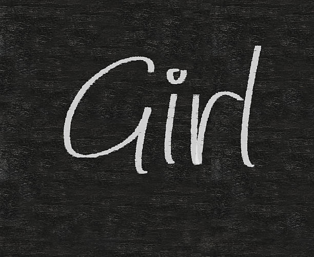 istock girl written on blackboard background 178834168