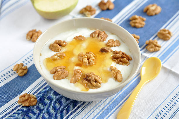 istock Greek Yoghurt with honey and walnuts 178835546