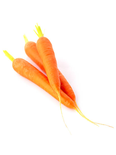 marchew - carrot isolated bunch baby carrot zdjęcia i obrazy z banku zdjęć