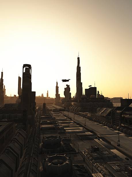 istock Future City Streets at Sunrise 178836358