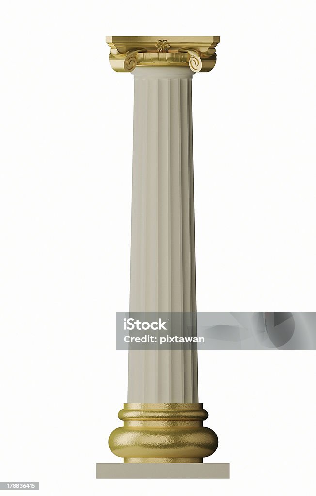 Classico colonna greca - Foto stock royalty-free di Colonna architettonica
