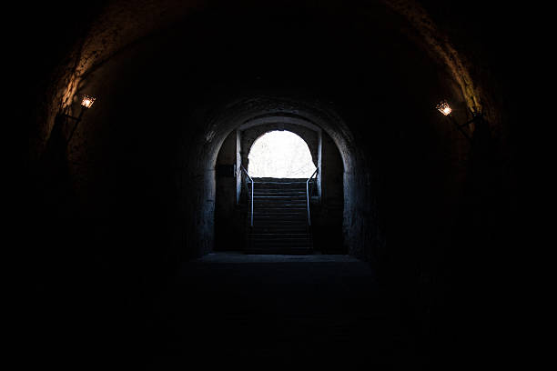istock catacombs of the castle in Dubno, Ukraine 178836624