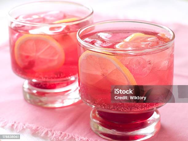 Drink Stock Photo - Download Image Now - Lemon Soda, Pink Color, Lemonade