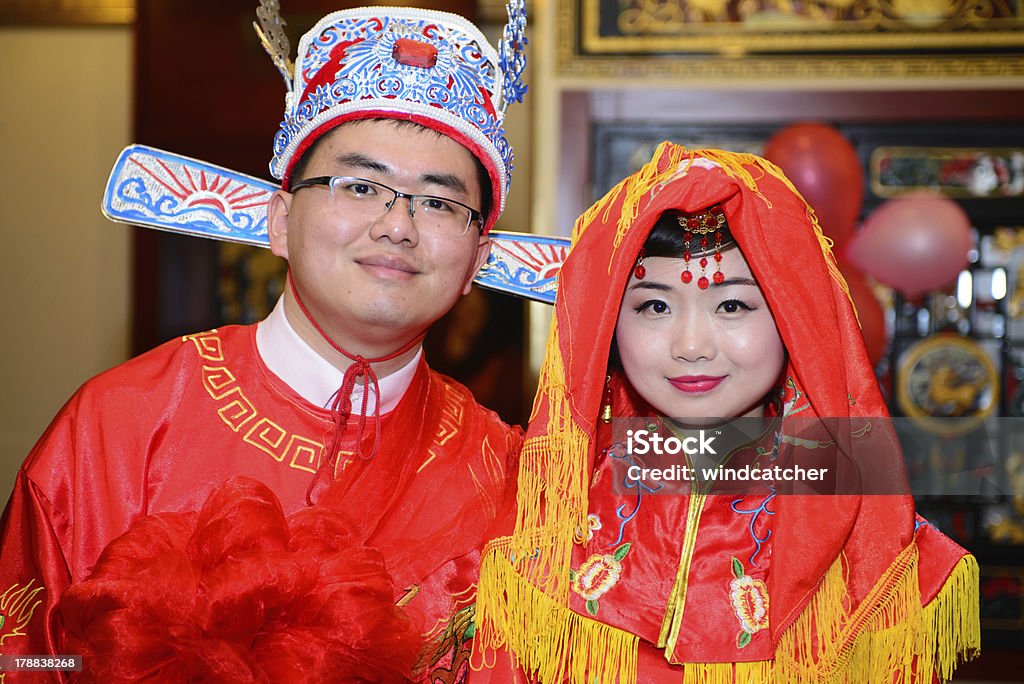 Das Brautpaar - Lizenzfrei Asiatische Kultur Stock-Foto