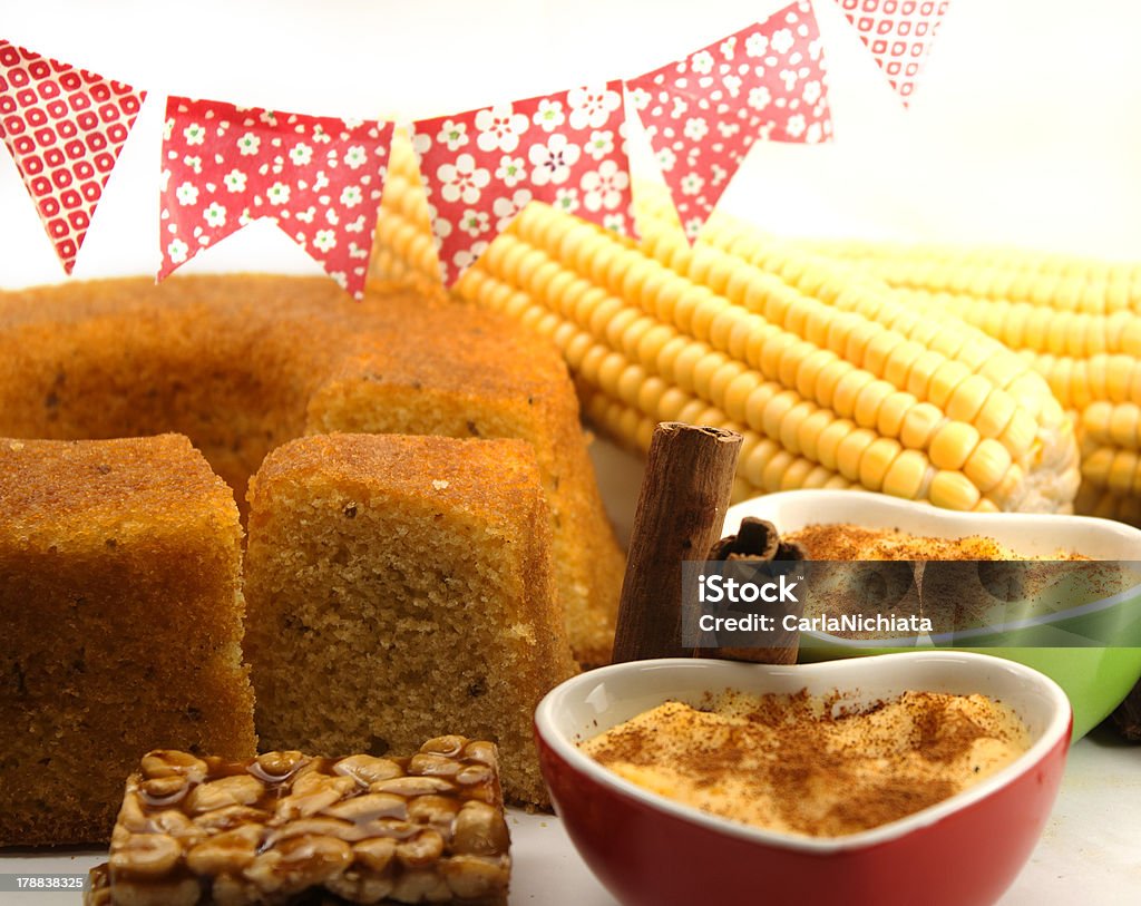 Corn sweets Traditional Brazilian food for Festa Junina. Festa Junina Stock Photo