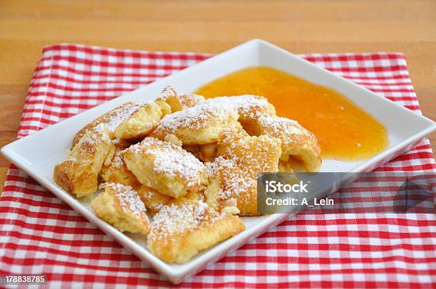 Kaiserschmarrn German Pancakes Stock Photo - Download Image Now - Raisin, Apple Sauce, Austrian Culture