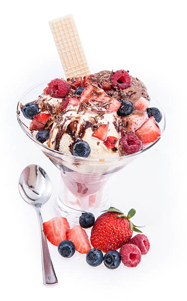 istock Ice Cream with fresh fruits 178840411