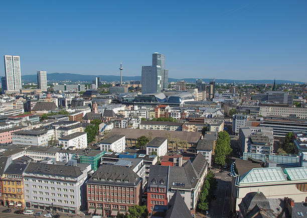 istock Aerial view of Frankfurt 178840852