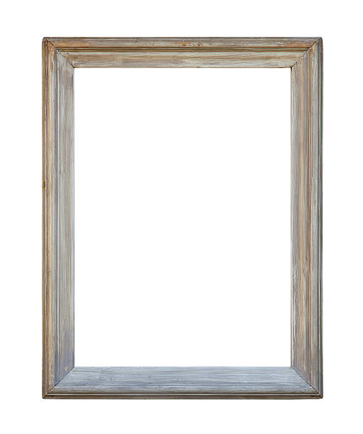 istock Old wooden picture frame with clipping path 178841152