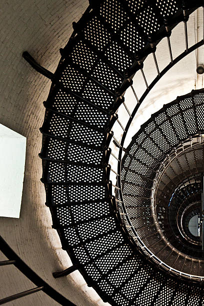 istock beautiful iron stairs in lighthouse 178841174