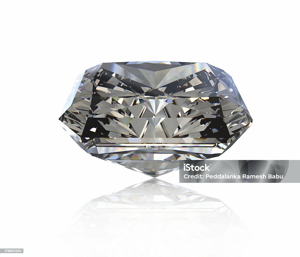 Diamantes no fundo branco com alta qualidade - Foto de stock de Acessibilidade royalty-free