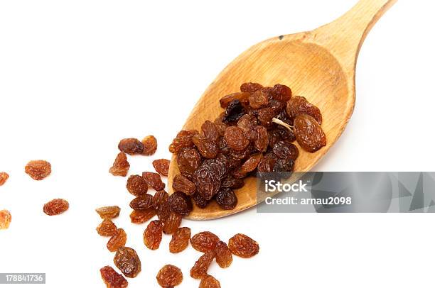 Photo libre de droit de Raisins Avec Une Cuillère banque d'images et plus d'images libres de droit de Aliment - Aliment, Condiments et aromates, Cuillère à soupe