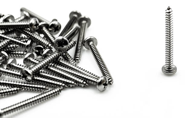 istock DIN 7981 screw bolt close up white background 1788418215