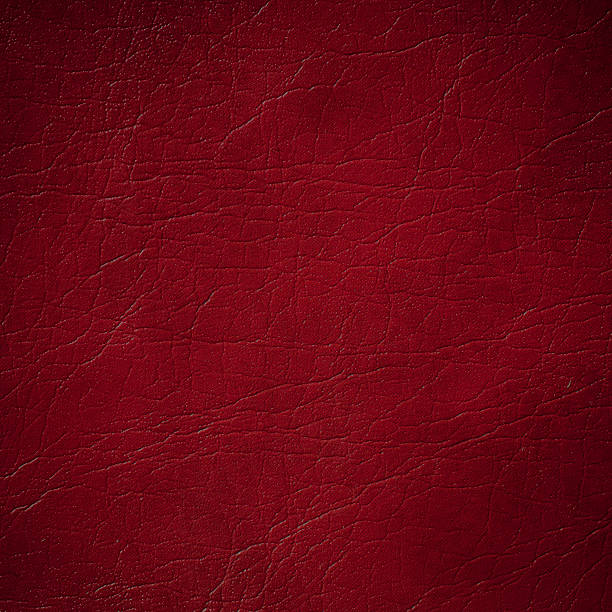 Red leather background stock photo