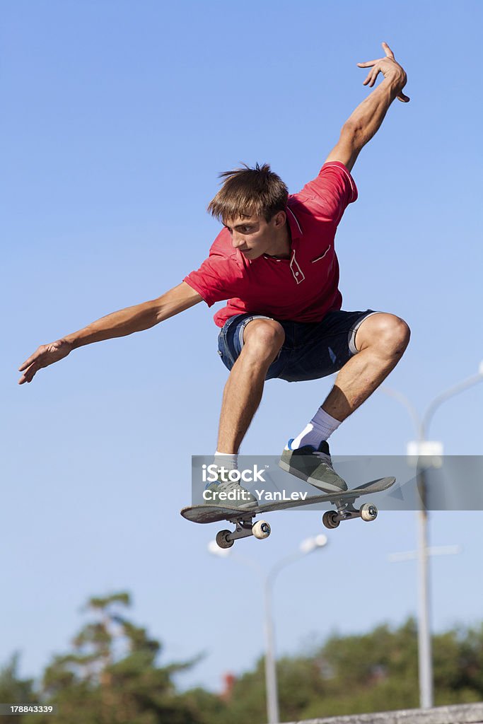 Salto com Skate - Royalty-free Acima Foto de stock