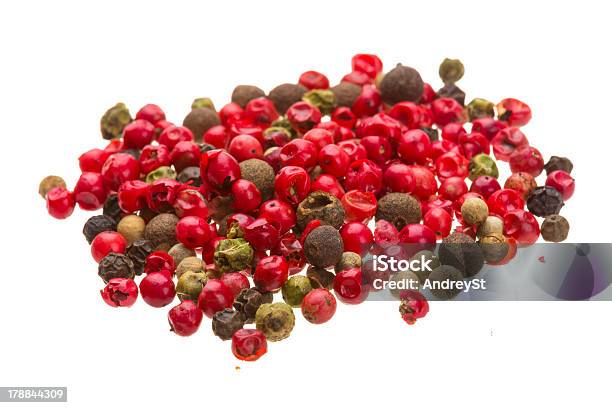 Colección De Semillas De Pimienta Foto de stock y más banco de imágenes de Alimento - Alimento, Calor, Cena