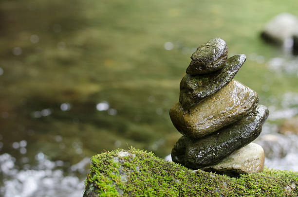 istock stone which was able to maintain balance 178844693