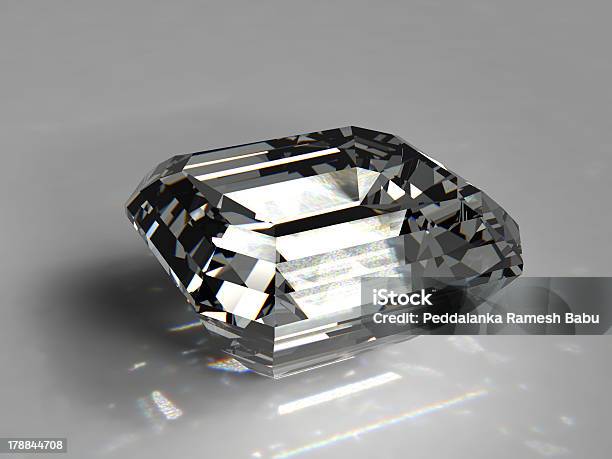 Diamond On White Background With High Quality Stock Photo - Download Image Now - Accessibility, Beauty, Beauty In Nature