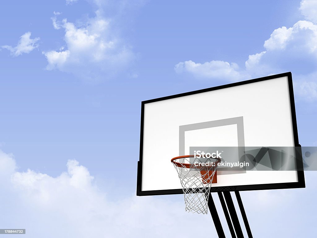 Cesto de Basquetebol - Royalty-free Ao Ar Livre Foto de stock