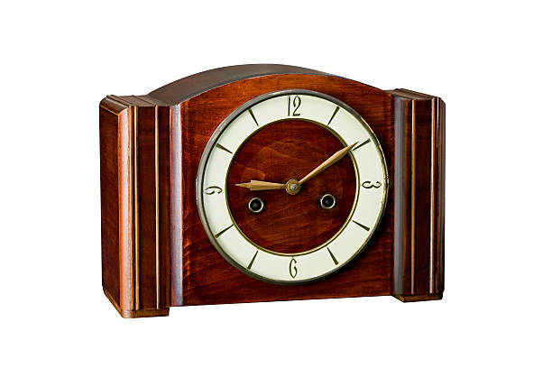 istock clock made of wood 178844860
