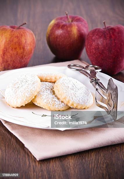 Apple Cheia Cookies - Fotografias de stock e mais imagens de Alimentação Saudável - Alimentação Saudável, Amontoar, Assado no Forno