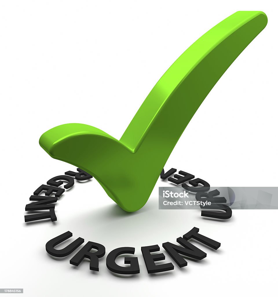 Urgente - Foto stock royalty-free di Bianco