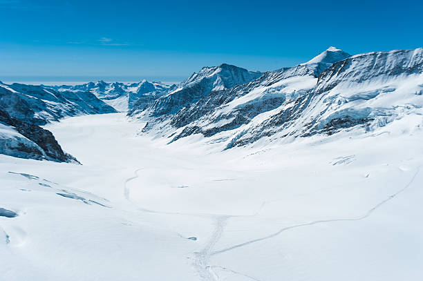 istock Snow Mountain Landscape and ski track 178845944