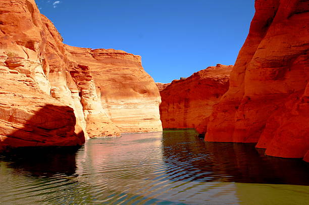 Lake Powell Lake Powell gunsight butte stock pictures, royalty-free photos & images