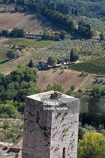 Foto de San Gimignano e mais fotos de stock de Agricultura - Agricultura, Arquitetura, Beleza natural - Natureza