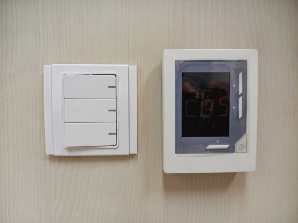 istock Thetmostarst Fan coil unit and electrical switch 1788478980