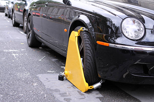 Car Boot on Tire in London