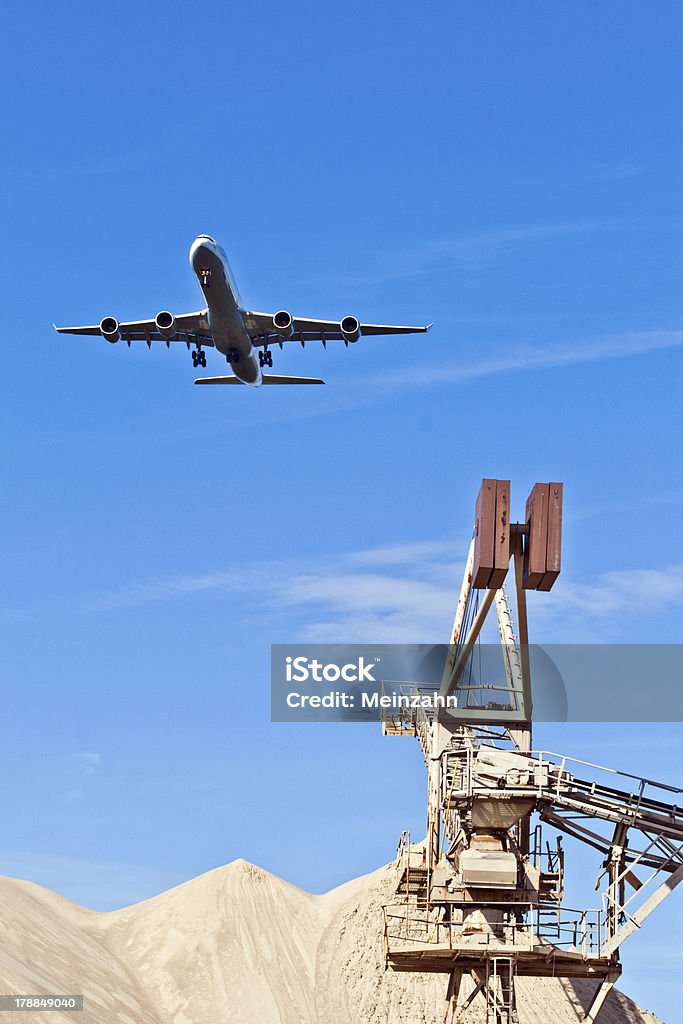 Atterrissage avion en approche - Photo de Aile d'avion libre de droits