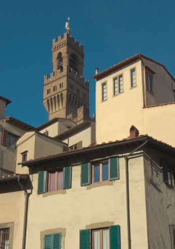 View of Florence with the Uffizi Palace Tower