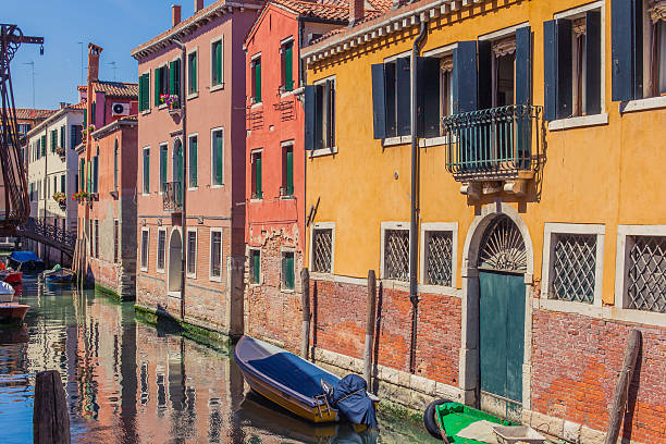 Cтоковое фото Venice with gondolas Канал