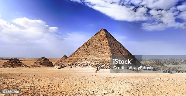 Great Pyramid Of Giza Egypt Stock Photo - Download Image Now - Ancient, Antiquities, Archaeology