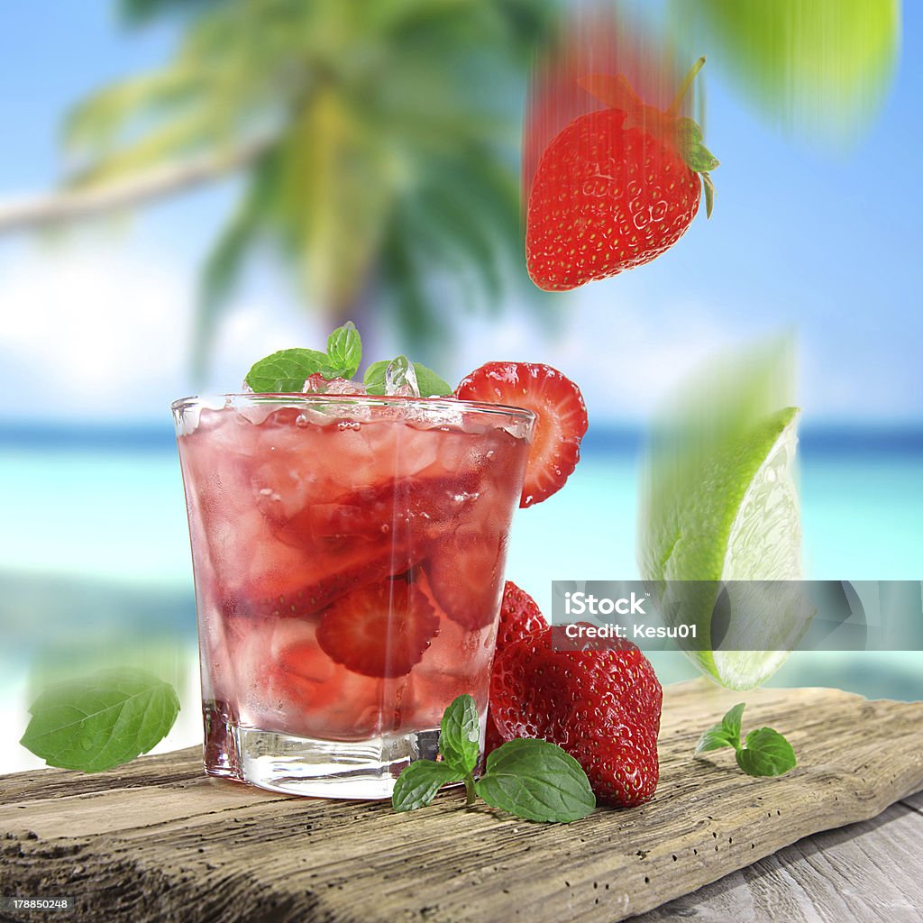 Summer drinks Summer drinks on sunny beach Alcohol - Drink Stock Photo