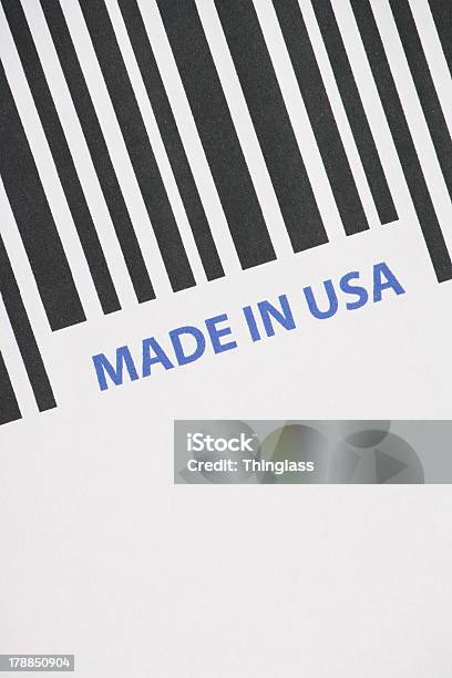 Wyprodukowano W Usa Kodu Kreskowego - zdjęcia stockowe i więcej obrazów Ameryka - Ameryka, Biznes, Biznes międzynarodowy