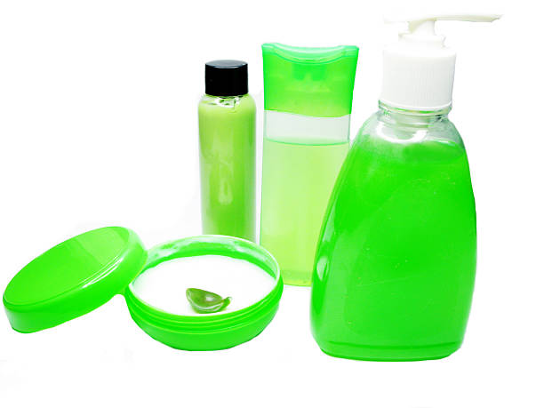 istock green shower set floral natural extract 178851037