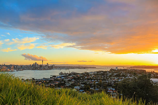 istock Auckland City at sunset 178851214