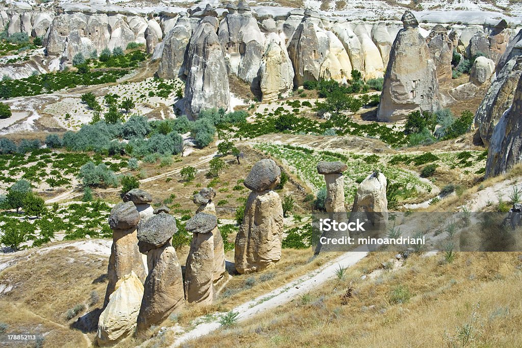 Vista di cappadocia - Foto stock royalty-free di Ambientazione esterna