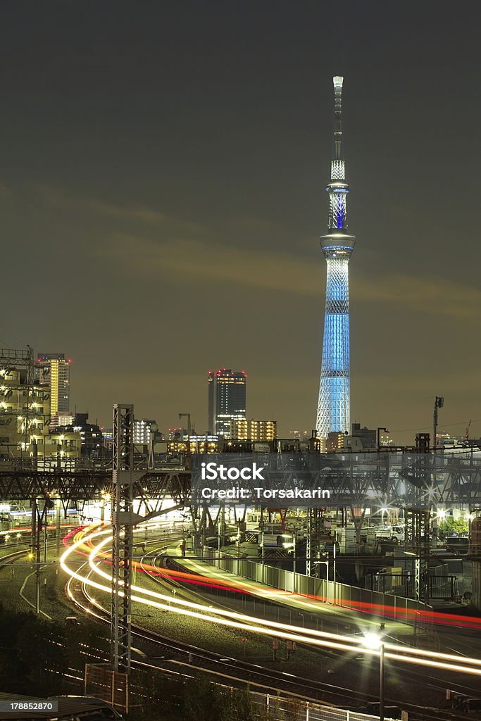 View of Tokyo Skytree - Zbiór zdjęć royalty-free (Architektura)