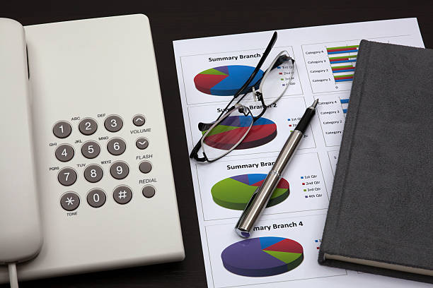 istock business report with telephone on a table 178852938