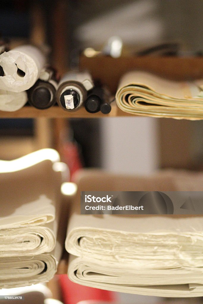 Papier und Stoff - Foto de stock de Escritura china libre de derechos