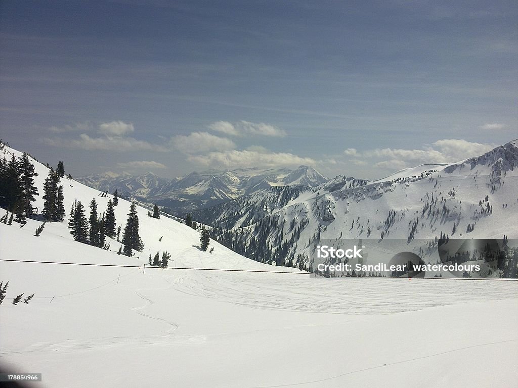Snowscape Alta Utah - Foto stock royalty-free di Alta