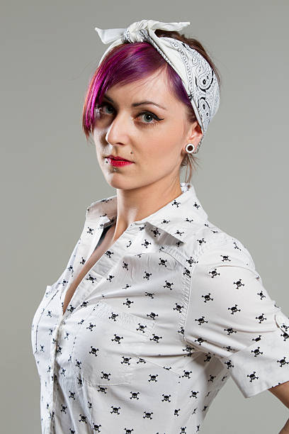 istock Young woman in Rockabilly Style 178855126