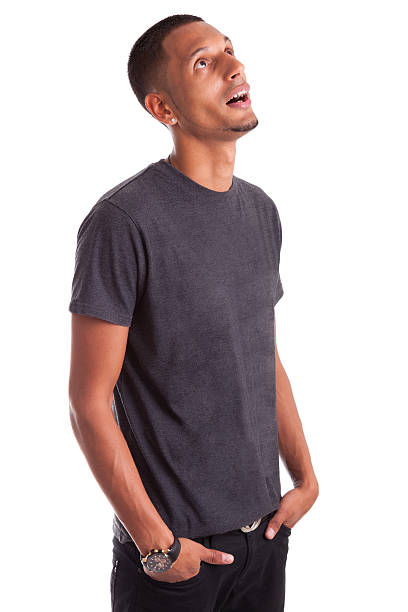 istock Young african american man looking up 178855389