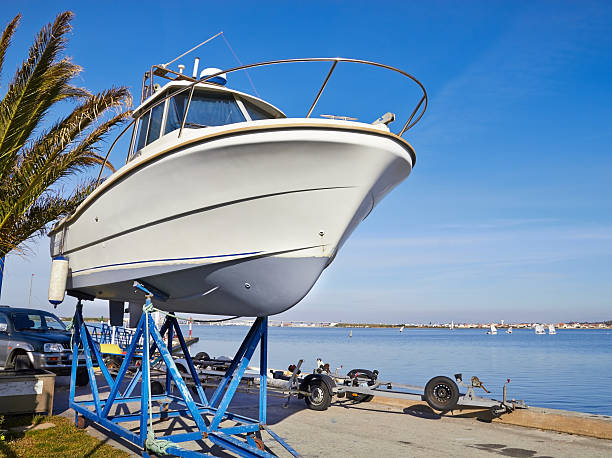 istock boat on repair 178855468