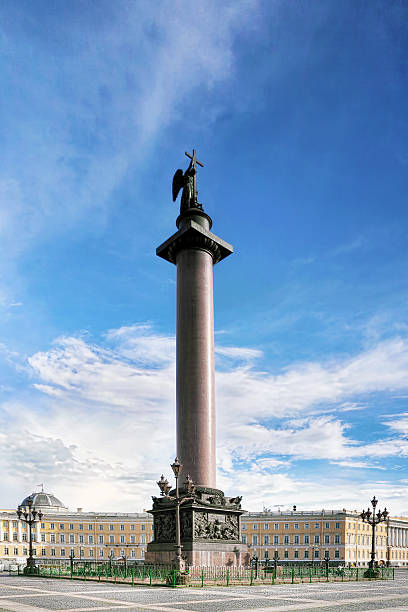 istock Alexander Column on Palace Square in St. Petersburg 178855681
