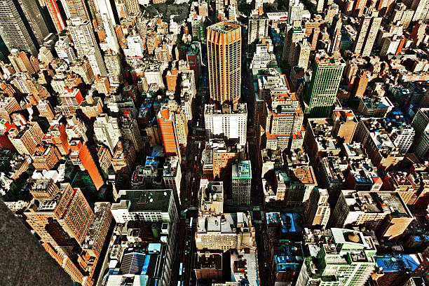 istock view from Empire state building to New York 178855698