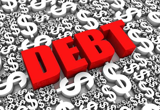 Debt stock photo